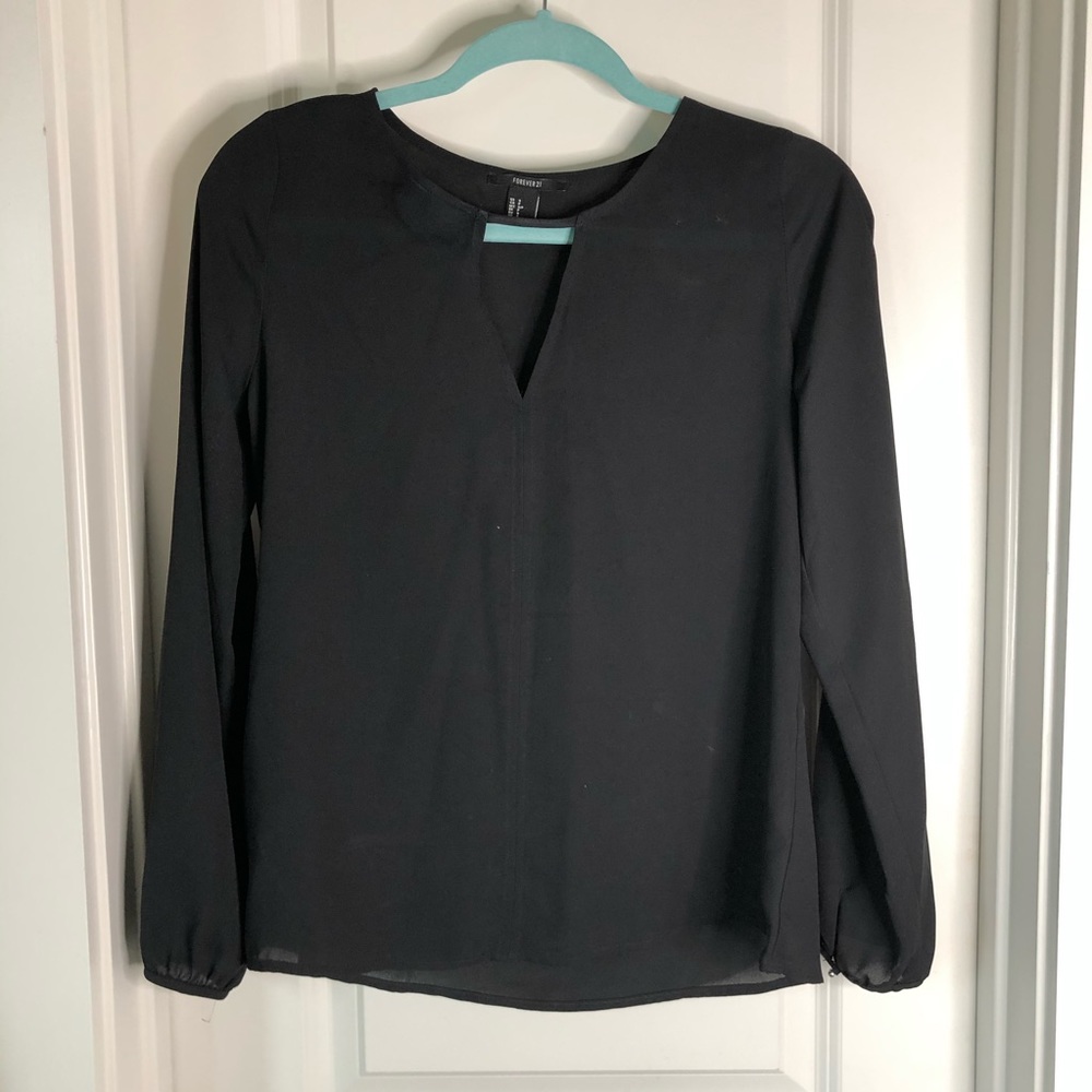 Forever 21 Black Blouse